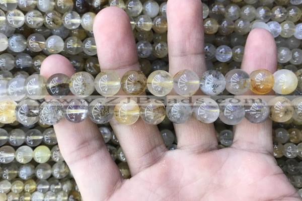 CSQ803 15.5 inches 10mm round scenic quartz beads wholesale