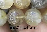 CSQ805 15.5 inches 14mm round scenic quartz beads wholesale