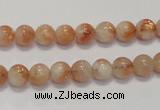 CSS15 15.5 inches 6mm round natural sunstone beads wholesale