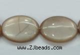 CSS206 15.5 inches 18*25mm oval natural sunstone beads