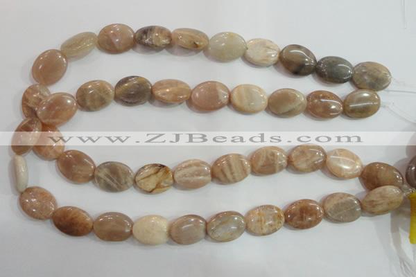 CSS261 15.5 inches 15*20mm oval natural sunstone beads