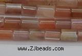 CSS266 15.5 inches 5*8mm tube sunstone beads wholesale