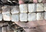CSS426 15.5 inches 25*25mm square sunstone beads wholesale