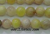 CSS602 15.5 inches 8mm round yellow sunstone gemstone beads