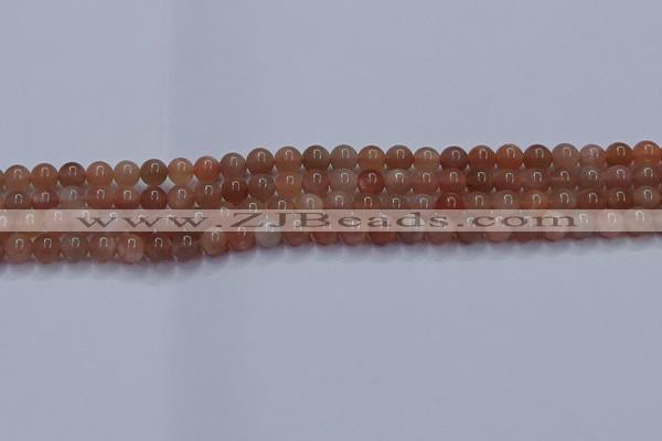 CSS661 15.5 inches 6mm round sunstone gemstone beads wholesale