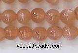 CSS703 15.5 inches 4mm round natural golden sunstone beads