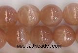 CSS705 15.5 inches 8mm round natural golden sunstone beads