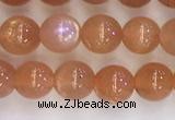 CSS708 15.5 inches 4mm round natural golden sunstone beads