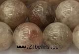 CSS724 15.5 inches 12mm round sunstone beads wholesale