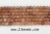 CSS752 15.5 inches 7mm round golden sunstone beads wholesale