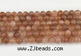 CSS753 15.5 inches 8mm round golden sunstone beads wholesale