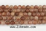 CSS755 15.5 inches 11mm round golden sunstone beads wholesale