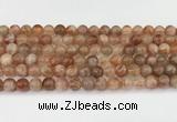 CSS763 15.5 inches 8mm round golden sunstone beads wholesale