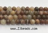 CSS778 15.5 inches 12mm round sunstone gemstone beads wholesale