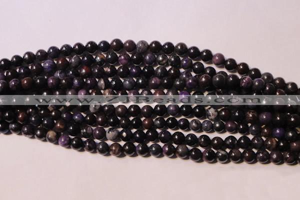 CSU101 15.5 inches 5mm round natural sugilite gemstone beads