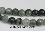 CSW11 15.5 inches 6mm faceted round seaweed quartz beads wholesale