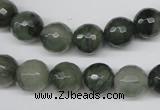 CSW14 15.5 inches 10mm faceted round seaweed quartz beads wholesale