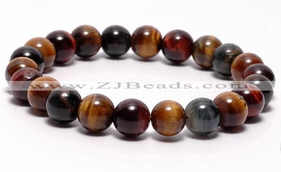 CTB06 7 inches 8mm round tiger eye stretch bracelet wholesale