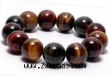 CTB08 7 inches 16mm round tiger eye stretch bracelet wholesale