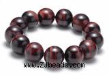 CTB10 8 inches 16mm round red tiger eye stretch bracelet