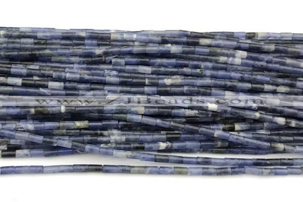 CTB1006 15 inches 2*4mm tube sodalite beads