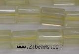 CTB104 15.5 inches 11*15mm faceted tube lemon quartz beads