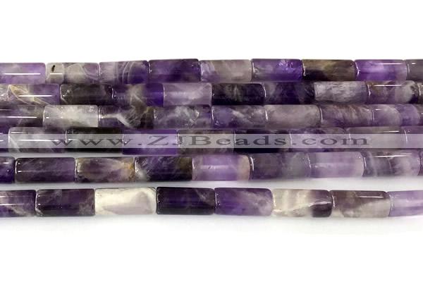 CTB1044 15 inches 8*16mm - 8*18mm tube dogtooth amethyst beads