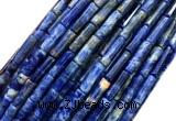 CTB1062 15 inches 4*13mm tube sodalite gemstone beads wholesale