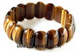 CTB17 7.5 inches 7*11*18mm  yellow tiger eye stretch bracelet