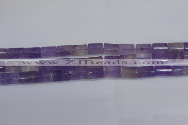 CTB204 15.5 inches 10*15mm faceted tube natural ametrine beads