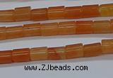 CTB303 15.5 inches 4*6mm tube red aventurine beads wholesale