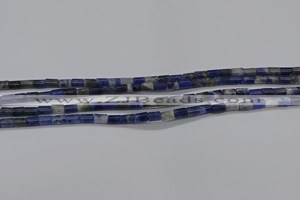 CTB306 15.5 inches 4*6mm tube sodalite beads wholesale