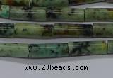 CTB344 15.5 inches 4*13mm tube African turquoise beads wholesale
