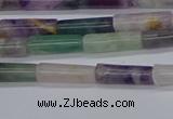 CTB348 15.5 inches 4*13mm tube fluorite beads wholesale