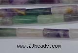 CTB348 15.5 inches 4*13mm tube fluorite beads wholesale