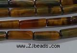 CTB352 15.5 inches 4*13mm tube tiger eye beads wholesale