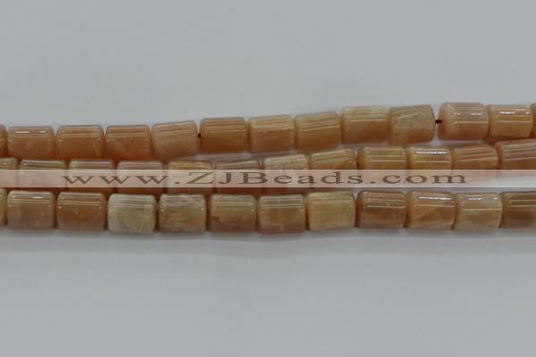 CTB510 15.5 inches 10*13mm triangle moonstone beads wholesale