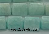 CTB546 15.5 inches 10*13mm triangle amazonite beads wholesale