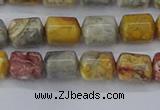 CTB711 15.5 inches 6*8mm tube sky eye stone beads wholesale