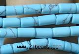 CTB805 15.5 inches 2*4mm tube turquoise beads wholesale