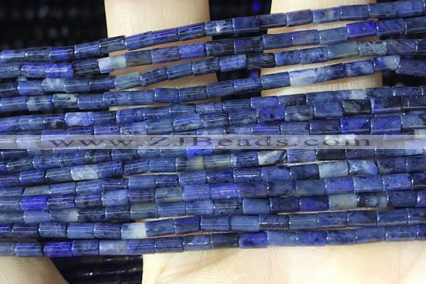 CTB824 15.5 inches 2*4mm tube sodalite beads wholesale