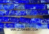 CTB825 15.5 inches 2*4mm tube lapis lazuli beads wholesale