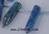 CTD1147 Top drilled 8*20mm - 10*30mm sticks plated quartz beads