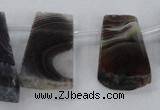 CTD1669 Top drilled 12*20mm - 25*45mm freeform agate gemstone beads