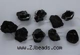CTD1687 Top drilled 15*25mm - 30*35mm nuggets druzy agate beads
