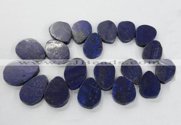 CTD1922 Top drilled 25*35mm - 40*50mm freeform lapis lazuli beads
