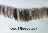 CTD2160 Top drilled 8*20mm - 10*40mm sticks agate gemstone beads