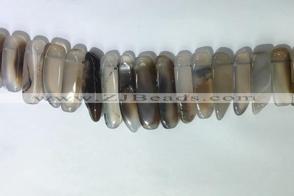 CTD2160 Top drilled 8*20mm - 10*40mm sticks agate gemstone beads