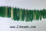 CTD2169 Top drilled 8*20mm - 10*40mm sticks agate gemstone beads