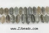 CTD2393 Top drilled 13*30mm - 14*42mm sticks moonstone beads